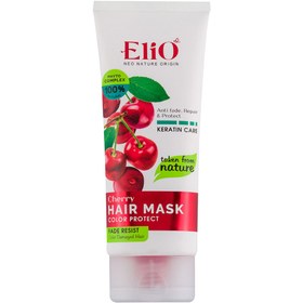 تصویر ماسک موی گیلاس الیو برای موهای رنگ شده Elio cherry color protect hair mask