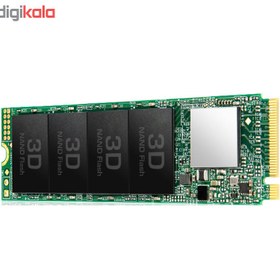 تصویر حافظه SSD M2 ترنسند 128 گیگابایت مدل Nvme PCIe Gen3X4 MTE110S 