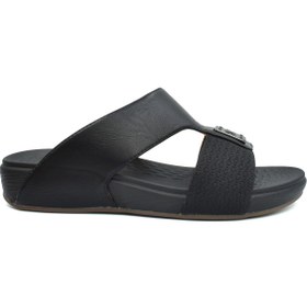 تصویر صندل عربی مردانه مدل القائد 32183 برند al qaed Arabic Sandals for Men's Al Qaed 32183