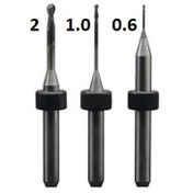 تصویر فرز زیرکونیا - سایز 2 میلی متر - شفت 4 Cutting Tools Zirconia Milling burs - 2mm - Shank 4mm