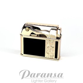 تصویر فندک بنزینی جوبون مدل کلکسیونی اتومات بدنه فلزی 