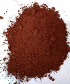 تصویر رنگ پودری قهوه ای 