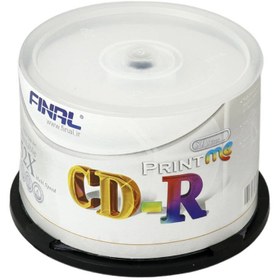 تصویر CD پرینتیبل فینال Final Print Me ا FINAL Printable Print me 700MB CD-R FINAL Printable Print me 700MB CD-R