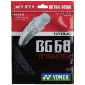 تصویر زه راکت بدمینتون یونکس مدل BG 68 