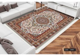 تصویر روفرشی کشدار ترک کد 34401 - ۹ متری / دور کشدار / غیر ضد آب turkish stretch carpet code 34401