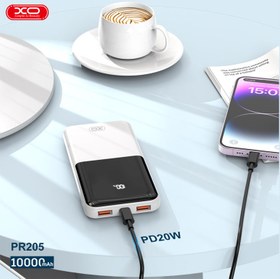 تصویر پاوربانک 10000 میلی آمپر ایکس او مدل PR205 XO PR205 power bank