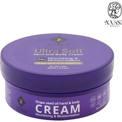 تصویر کرم کاسه ای صورت و بدن حاوی روغن هسته انگور آدرا ۲۰۰ میلی لیتر 