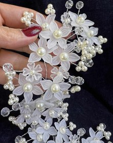 تصویر ریسه موی عروس مدل 705 