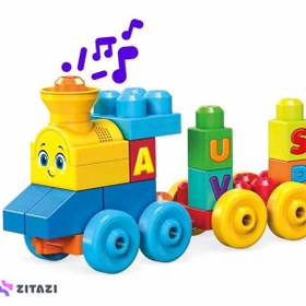 تصویر قطار بازی موزیکال مگا بلوک Mega Bloks Musical Alphabet Train 