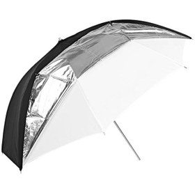 تصویر چتر گودکس Godox Dual-Duty Reflective Umbrella (101CM, Black/Silver/White) UB-006 