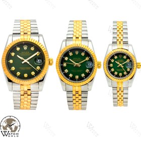 تصویر ساعت مچی عقربه ای ست زنانه و مردانه رولکس دیت جاست - بزرگ ROLEX DATEJUST AAA