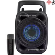 تصویر اسپیکر بلوتوثی قابل حمل SING-E مدل ZQS1360 سایز ۳ اینچ 