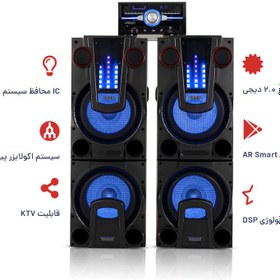 تصویر سینما خانگی (اسپیکر) آرگون مدل AR-1666 plus Home cinema (speaker) Argon model AR-1666 plus