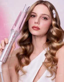 تصویر دستگاه کرلی شیگلم صورتی سایز 25 میل 