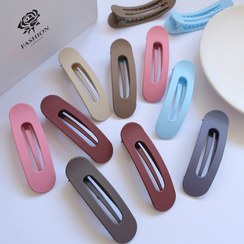 تصویر گیره مو مات پاستیلی 