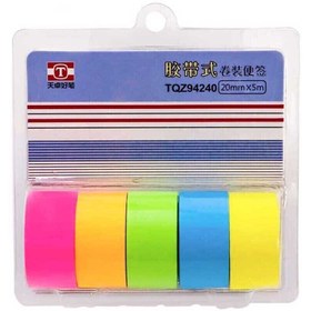 تصویر چسب نواری واشی طرح رنگی 01 