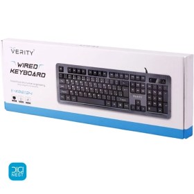 تصویر کیبورد سیم دار وریتی مدل V-KB 6134 