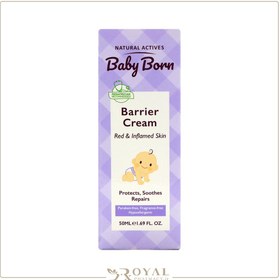 تصویر کرم سوختگی پای کودک بیبی برن حجم 50 میل BABY BORN BARRIER CREAM