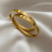 تصویر دستبند النگویی کارتیر استیل 