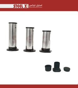 تصویر پایه کابینت 6 سانتی استنلس استیل Steel-X 