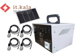 تصویر پکیج برق خورشیدی 500 وات 500 watt solar power package