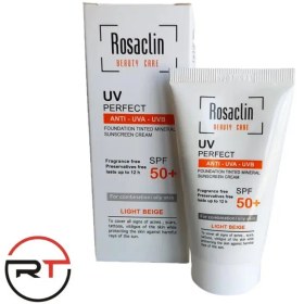 تصویر ضدآفتاب بی رنگ پوست مختلط و چرب رزاکلین Rosaclin Sunscreen For Oily Skins 40 ml