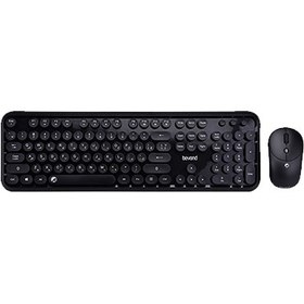 تصویر کیبورد و ماوس بی سیم بیاند مدل BMK-8101 RF Beyond BMK-8101 RF Wireless Keyboard and Mouse