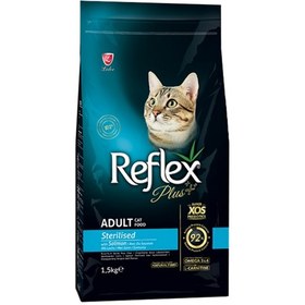 تصویر غذای خشک گربه بالغ رفلکس پلاس استریل شده با طعم سالمون 1.5 کیلو ا Reflex Plus Adult Cat Food Sterilised With Salmon 1.5kg Reflex Plus Adult Cat Food Sterilised With Salmon 1.5kg