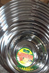 تصویر آبکش استیل سایز ۴۰ یونیک Unique