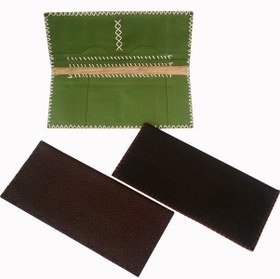 تصویر کیف دسته چک چرم بزی 