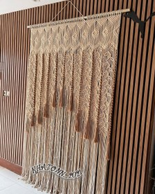 تصویر پرده مکرومه طرح شاخسار2 macrame