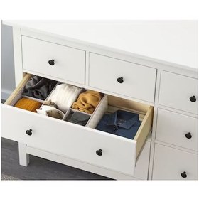 تصویر دراور هشت کشو ایکیا hemnes سفید 