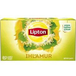 تصویر چای گیاهی لیپتون لیندن Lipton Ihlamur Bitki Çayı کیسه ای 20 تایی 30 گرم 