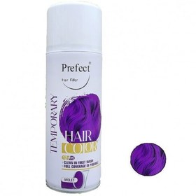 تصویر اسپری مو رنگی فانتزی بنفش پرفکت شماره 07 Prefect HairFiller Temporary Colored Spray 150ml 