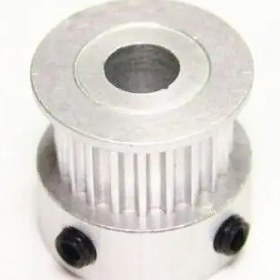 تصویر پولی 20 دندانه GT2 شفت 5 عرض 6 میلیمتر GT2 Timing Pulley 20 Teeth bore diameter: 5mm belt width: 6mm