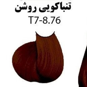 تصویر رنگ مو آرکیا کدT7تنباکویی روشن (بسته12عددی)به قیمت عمده 