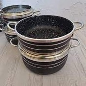 تصویر سرویس قابلمه ۷ پارچه ESPICO با روکش گرانیت 