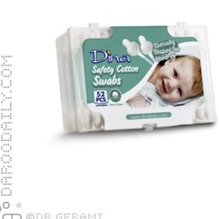 تصویر گوش پاک کن کودک دینا 52 عددی 