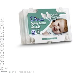 تصویر گوش پاک کن کودک دینا 52 عددی 