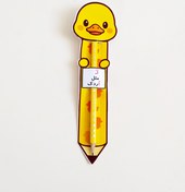 تصویر کارت مداد طرح اُردک 