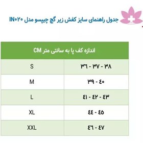 تصویر کفش زیر گچ چیپسو 