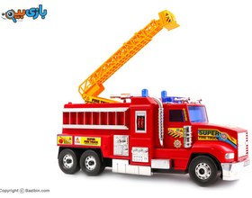 تصویر سوپر ماشین آتش نشانی قدرتی مدل نردبان دار دورج تویز ا Dorj Toyماشین آتش نشانی اسباب بازی Dorj Toyماشین آتش نشانی اسباب بازی