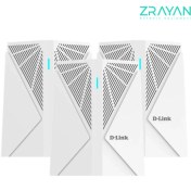 تصویر روتر دی-لینک مدل DIR-XE5480 Tri-Band Wifi 6 Mesh system بسته 3 عددی 