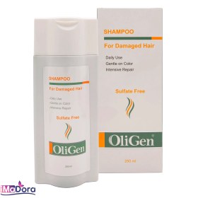 تصویر شامپو بدون سولفات مناسب موهای آسیب دیده و در معرض آسیب 250 میل الی ژن Oligen Sulfate Free For Damaged Hair Shampoo 250 ml