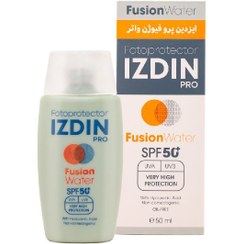 تصویر ضدآفتاب فیوژن فلوئید ایزدین پرو Isdin Fusion Fluid Mattifying Sunscreen SPF 50