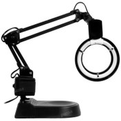 تصویر ذره بین و چراغ LED رومیزی یاکسون Yaxun 138 Yaxun 138 desktop magnifying and LED lights