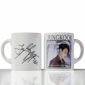 تصویر لیوان ماگ طرح بی تی اس مدل جونگکوک BTS Jungkook mug