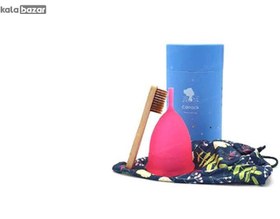 تصویر کاپ قاعدگی کناک مدل ساقه ای سایز L conock menstrual cup, stem model, size L