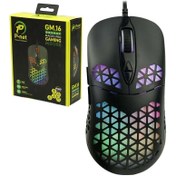 تصویر ماوس سیم دار گیمینگ پی نت ( D-Net ) مدل GM - 16 