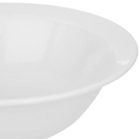 تصویر سالادخوری چینی زرین سفید (6 نفره) Zarin Iran Hotel-49 White 1 Piece Porcelain Salad-Bowl 6p